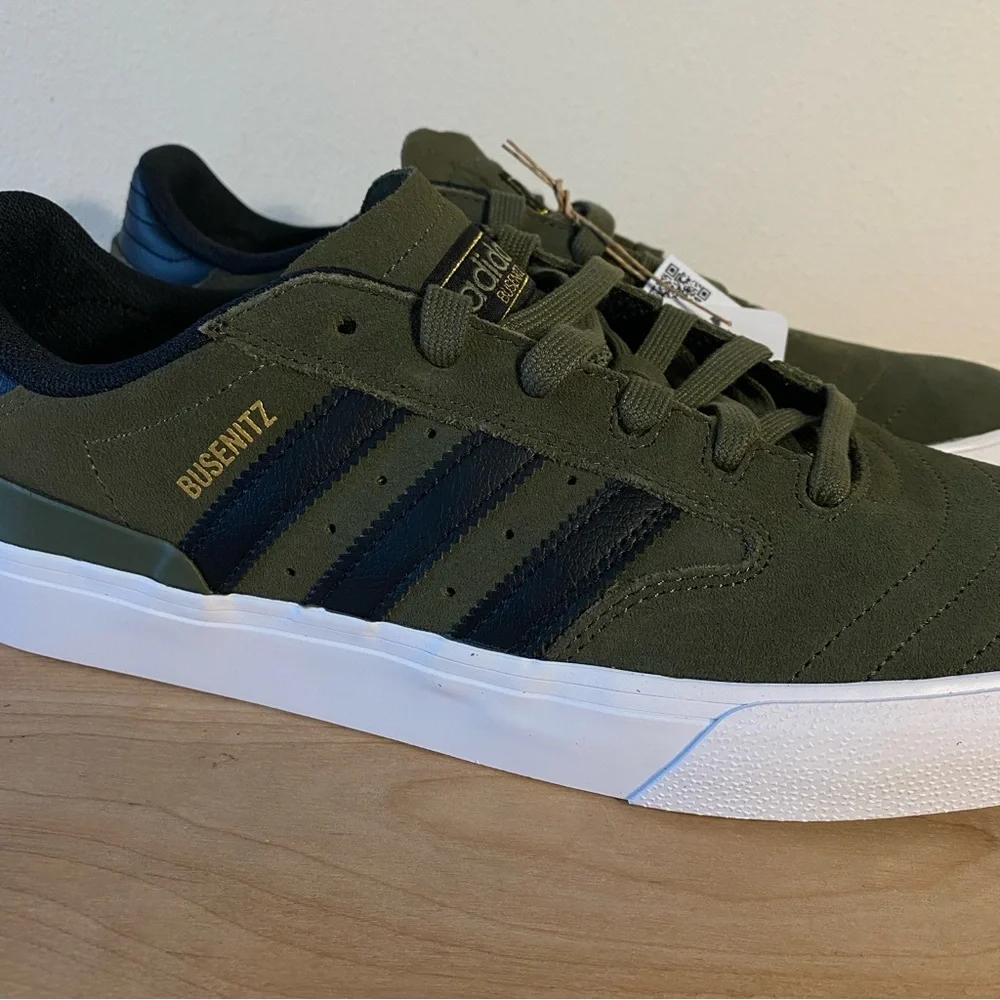 Adidas Busenitz Vulc 2 Olive Green - Size 10